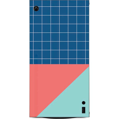 Checkered Split XBox Series X Digital Edition Console Skin